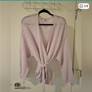 Smash + Tess Light Lavender Knit Cardigan